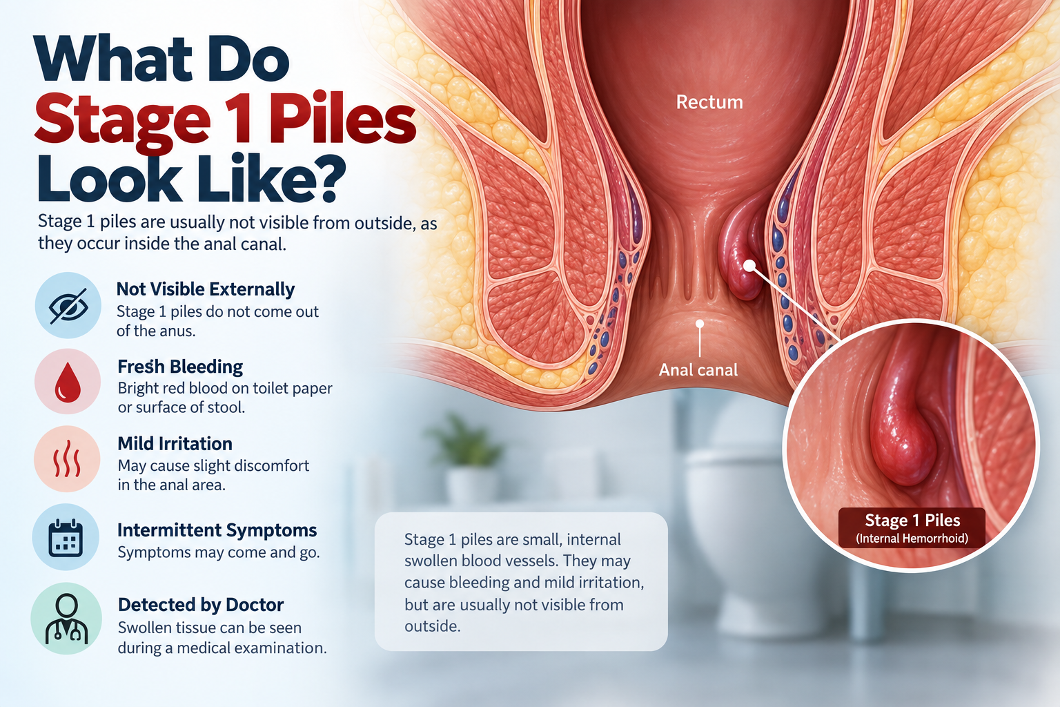 Common symptoms of anal fissure